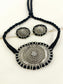 Karuna White Oxidized Choker Set