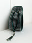 Mihira Emerald Green Silver Beaded  Potli Bag