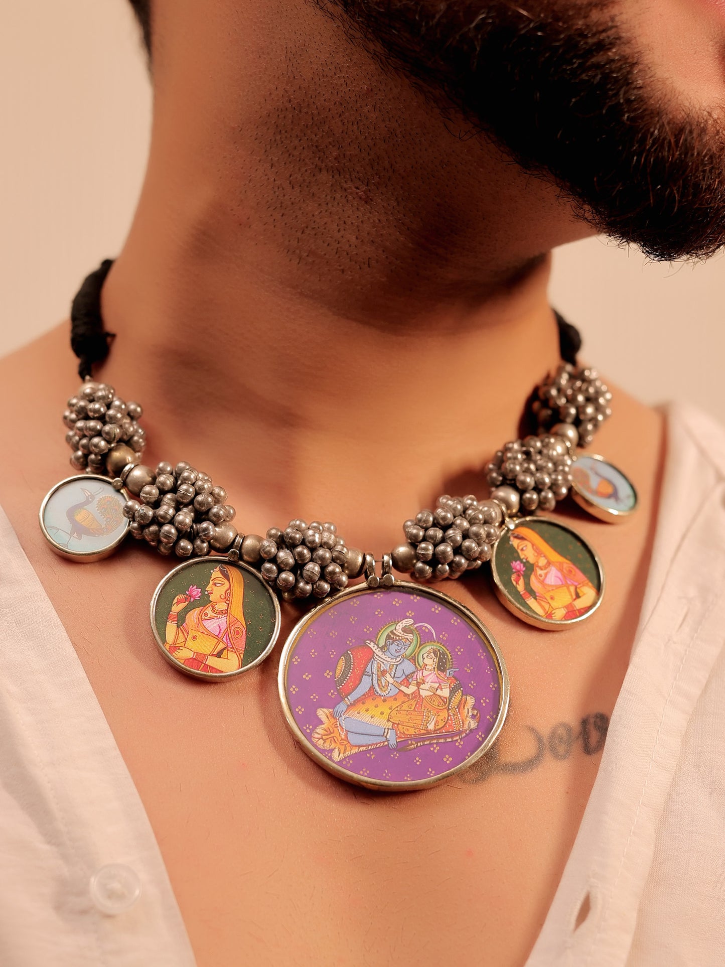 Anelle Multi Colour Men's Neckpiece