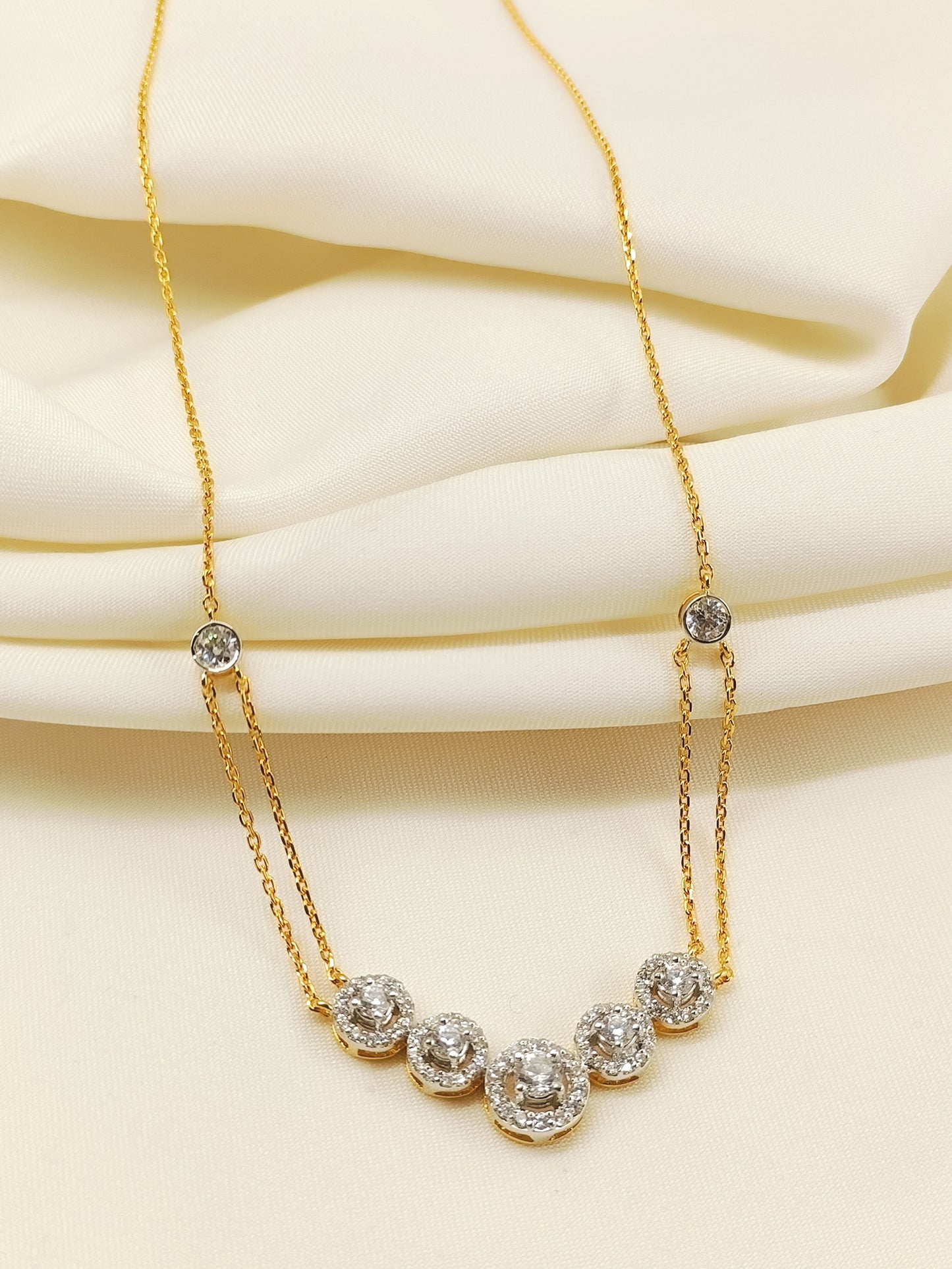 Cherise 92.5 Silver Swarovski Stone Pendal