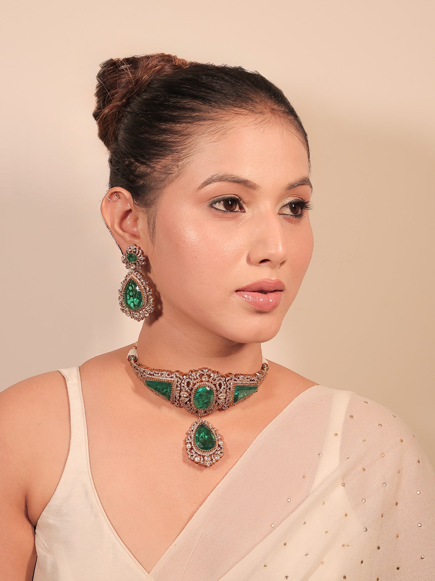 Keyla Green Boutique Choker Set
