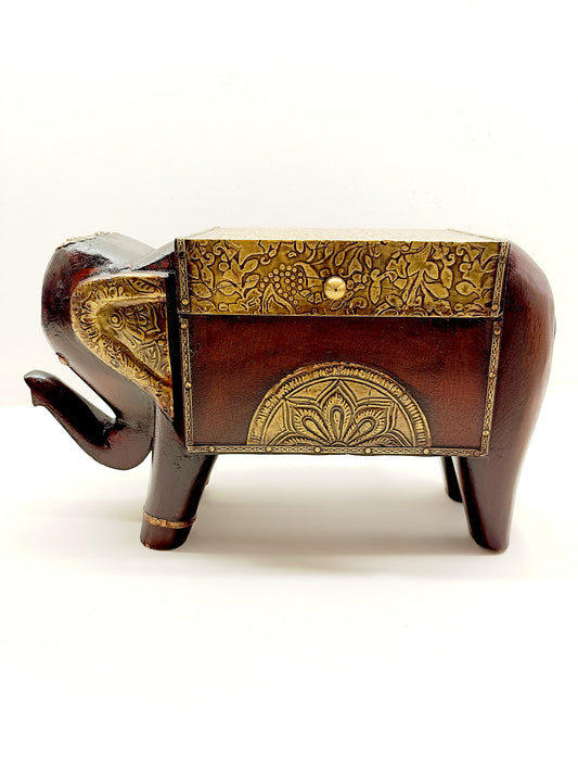 Bagh Handcrafted Elephant Jewellery Box