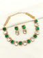 Pahaani Green Kundan Choker Set