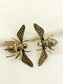 Hitendra Golden Honey Bee Men's Earring