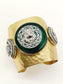 Ihira Green Oxidized Bracelet
