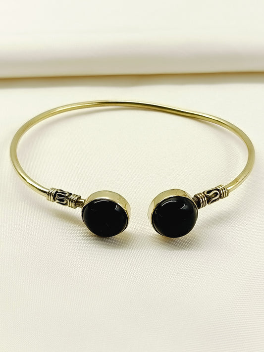 Ronith Black Dual Onyx Bracelet Men's Bracelet