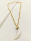 Pranya White Bone Neckpiece
