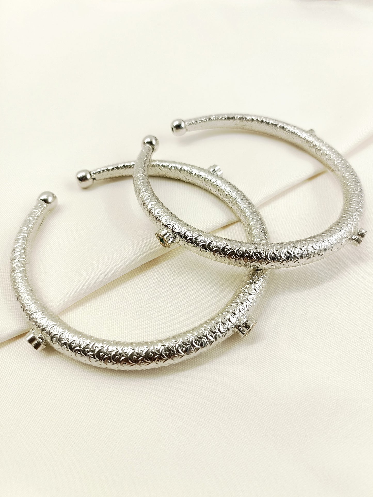 Minakshi Green Hasli Styled Oxidized Anklet