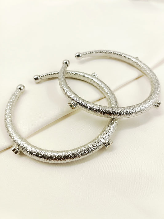 Minakshi Green Hasli Styled Oxidized Anklet