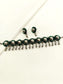 Huma Green Oxidized Choker Set