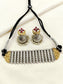 Ziya Two Tone Oxidized Choker Set