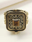 Roop Brown Men's Finger Ring