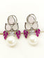Gatrika Baby Pink 92.5 Silver Natural Stone Tops