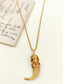 Madhul Golden Ganesh Claw Men's Neckpiece