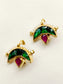 Madhat Medium Size Ruby Gold Plated Kundan Ear Cuff [ Price is for Pair ]