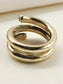 Undine Golden Men's Finger Ring
