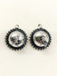Kamari Silver Oxidized Katori Dome Cuff Pair