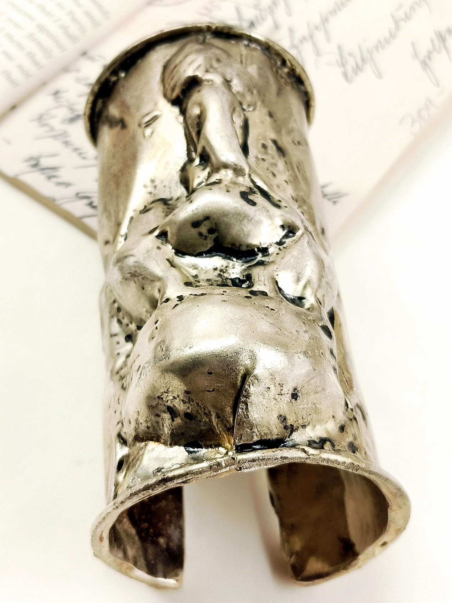 Bhuvnesh Silver Tribal Men's Bracelet