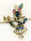 Aadhav Multi Colour Krishna Ji Brooch