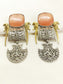 Taru Orange Oxidized Earring