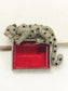Ridhansh Ruby Tiger Brooch