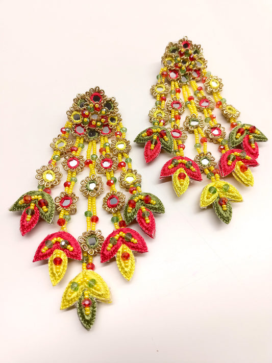 Cristina Multi Colour Handmade Earrings