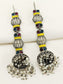 Garbha Multi Colour Oxidized Jhumki