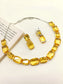 Chanchari Yellow Swarovski Stone Necklace Set