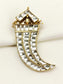 Aryav White Wagh Nakh Kundan Collar Men's Brooch