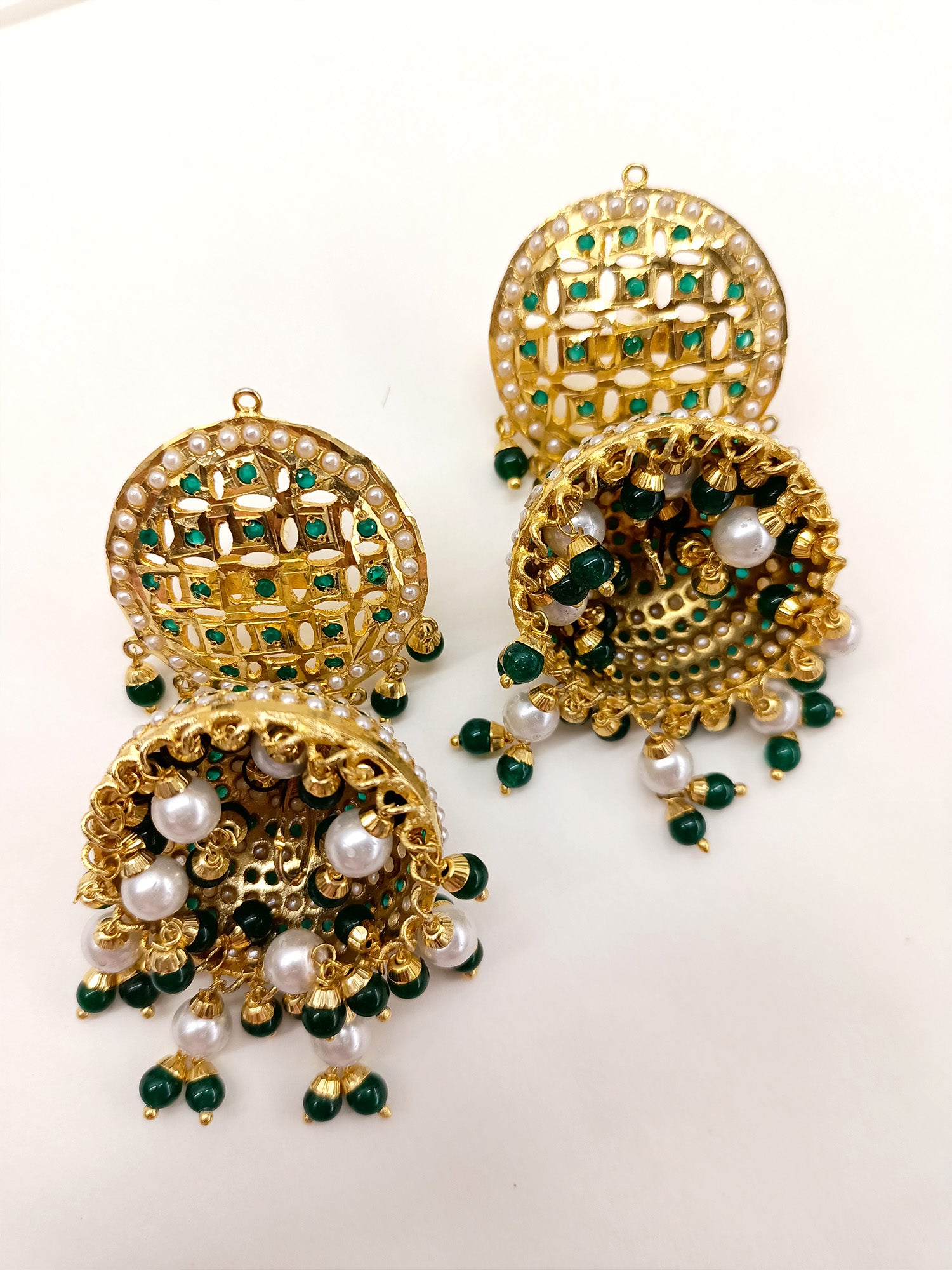 Jadau jhumki on sale