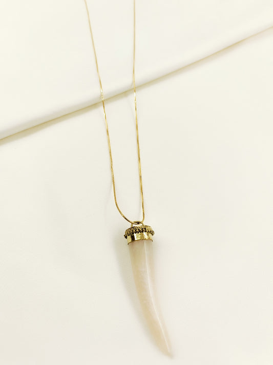 Athvik Rose Gold Bone Men's Neckpiece