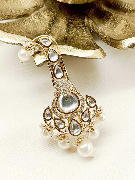 Rudraksh White Kundan Dulha Kalgi