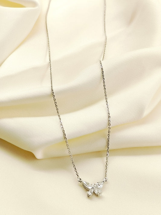 Takshvi 92.5 Silver Swarovski Stone Pendal