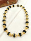 Ihir Men's Rudraksha Gold Capped Mala