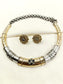 Nilima Blue Oxidized Hasli Styled Choker Set