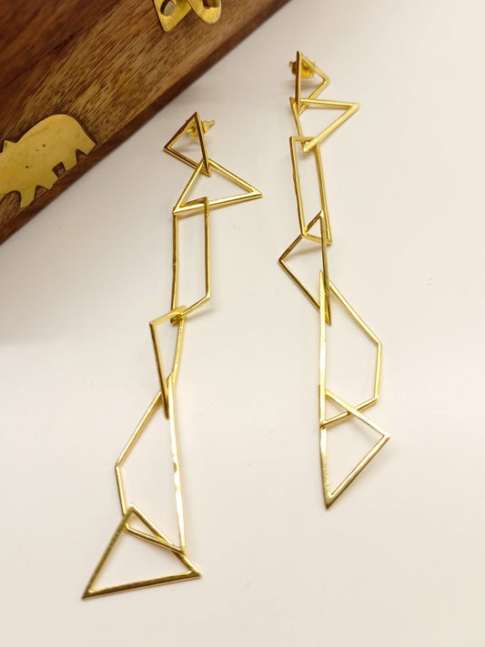 Kamli Long Golden Boutique Earrings