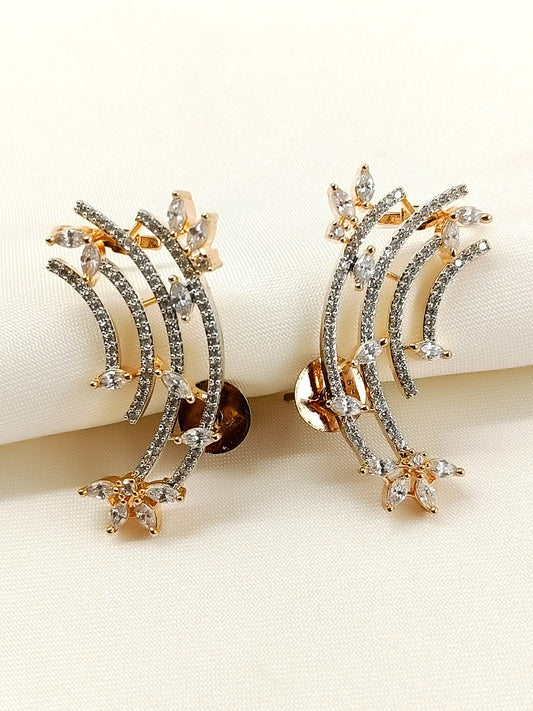 Fariha White American Diamond Earring