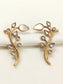 Chaitani White Boutique Earcuffs