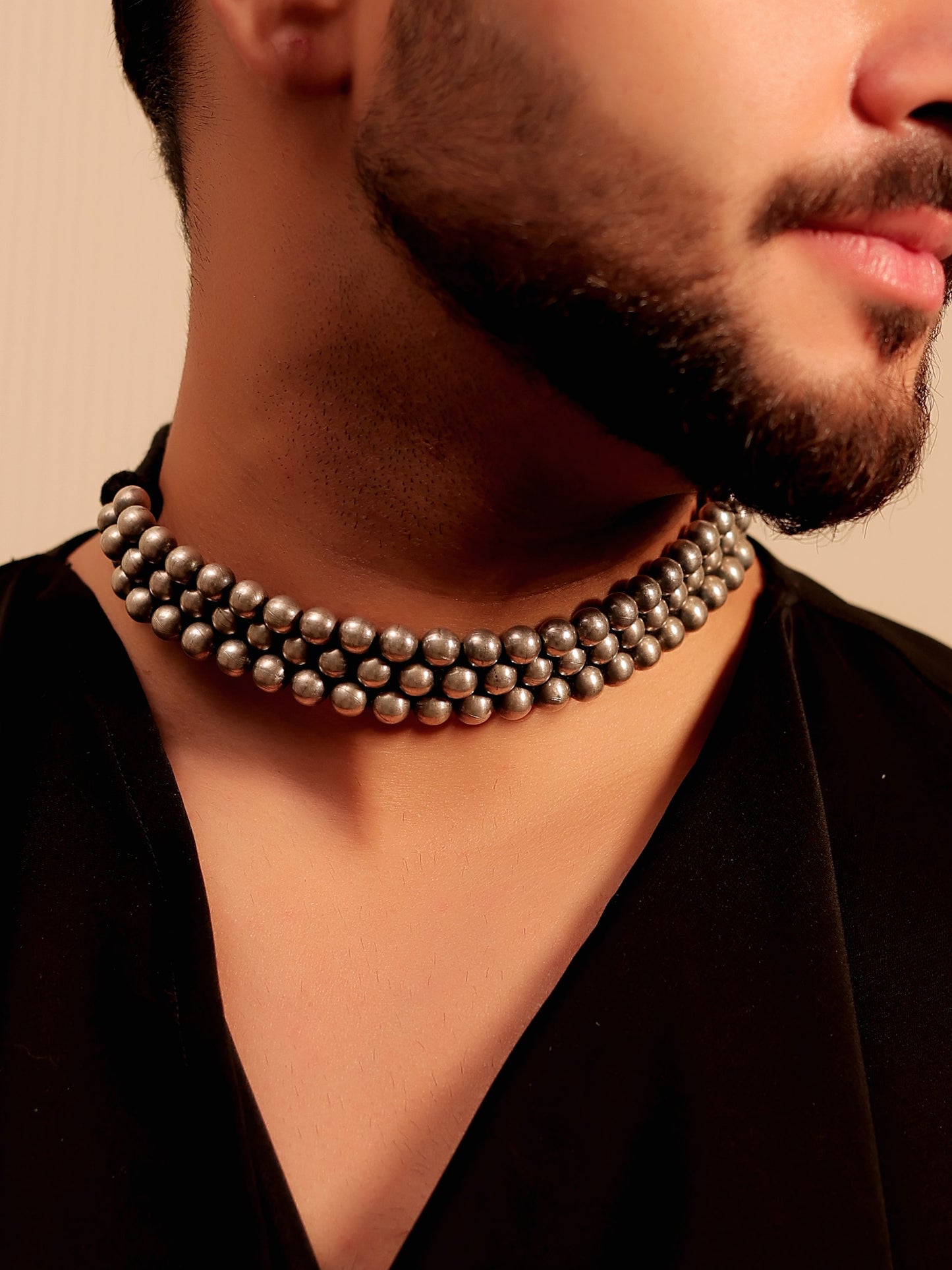 Karthik German Silver Men's Neckpiece