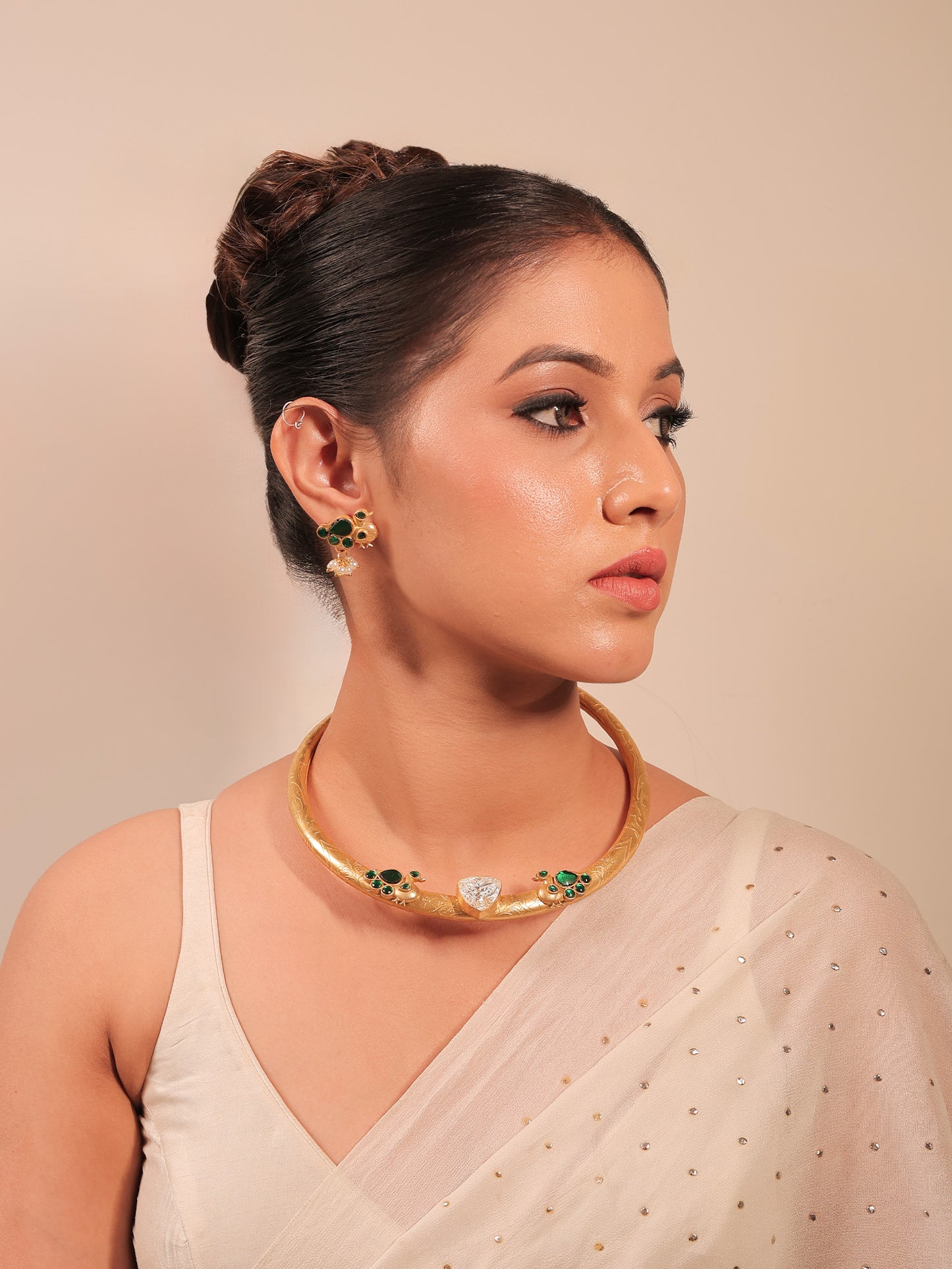 Shahnaaz Green Boutique Hasli Styled Choker Set