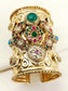 Aafizah Multicolor Rajwadi Fusion Oxidized Bracelet