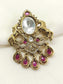 Divyansh Ruby Men's Brooch