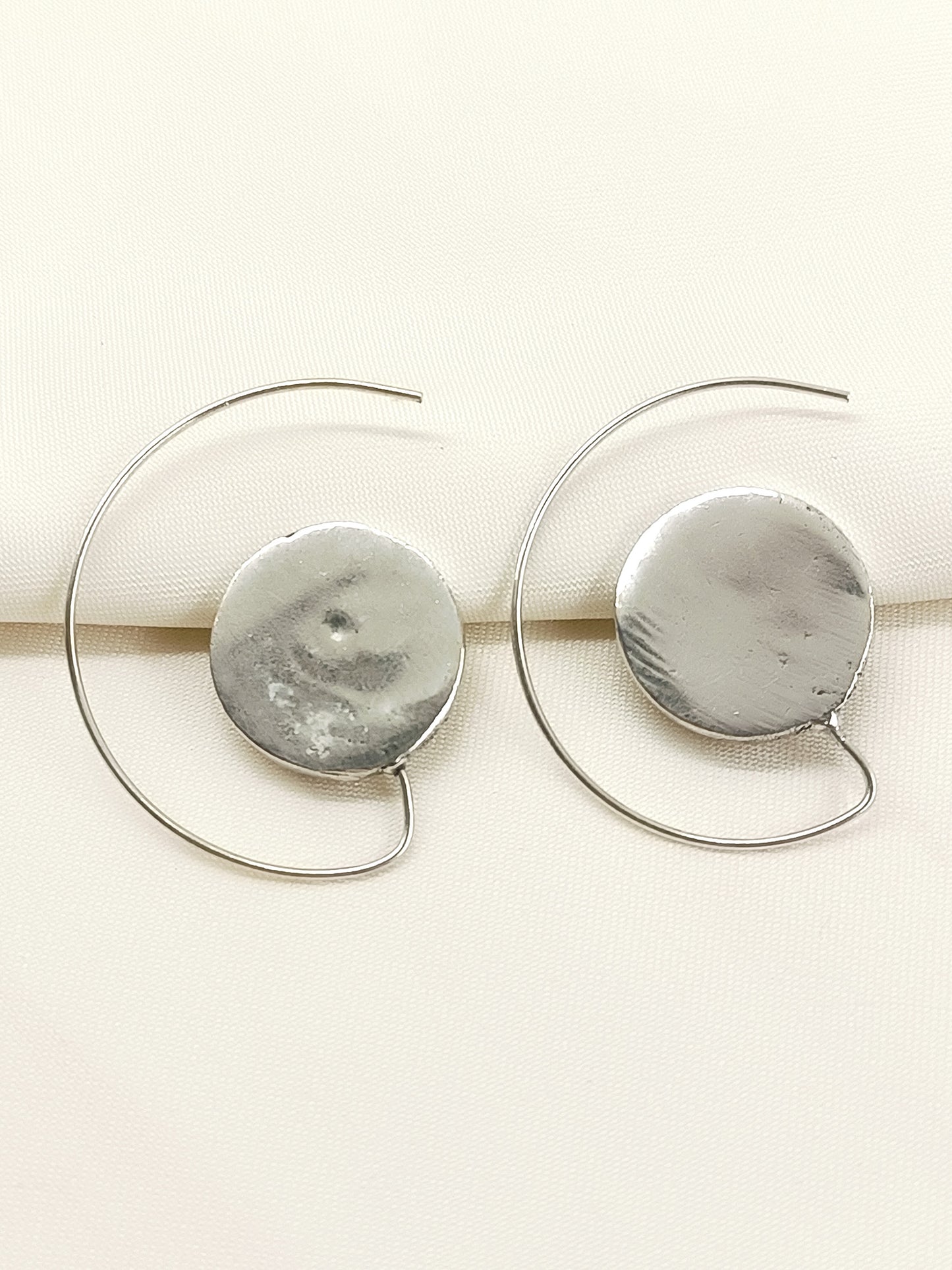 Suri Silver Men's Earrings