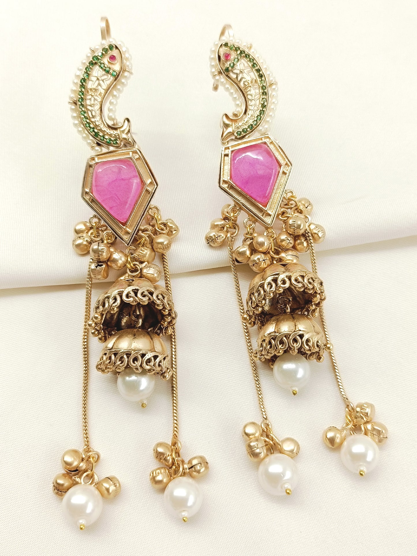 Rashmi Baby Pink Boutique Jhumki