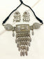 Beverly Plain Oxidized Peacock Choker Set