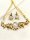 Pratha White Oxidized Choker Set
