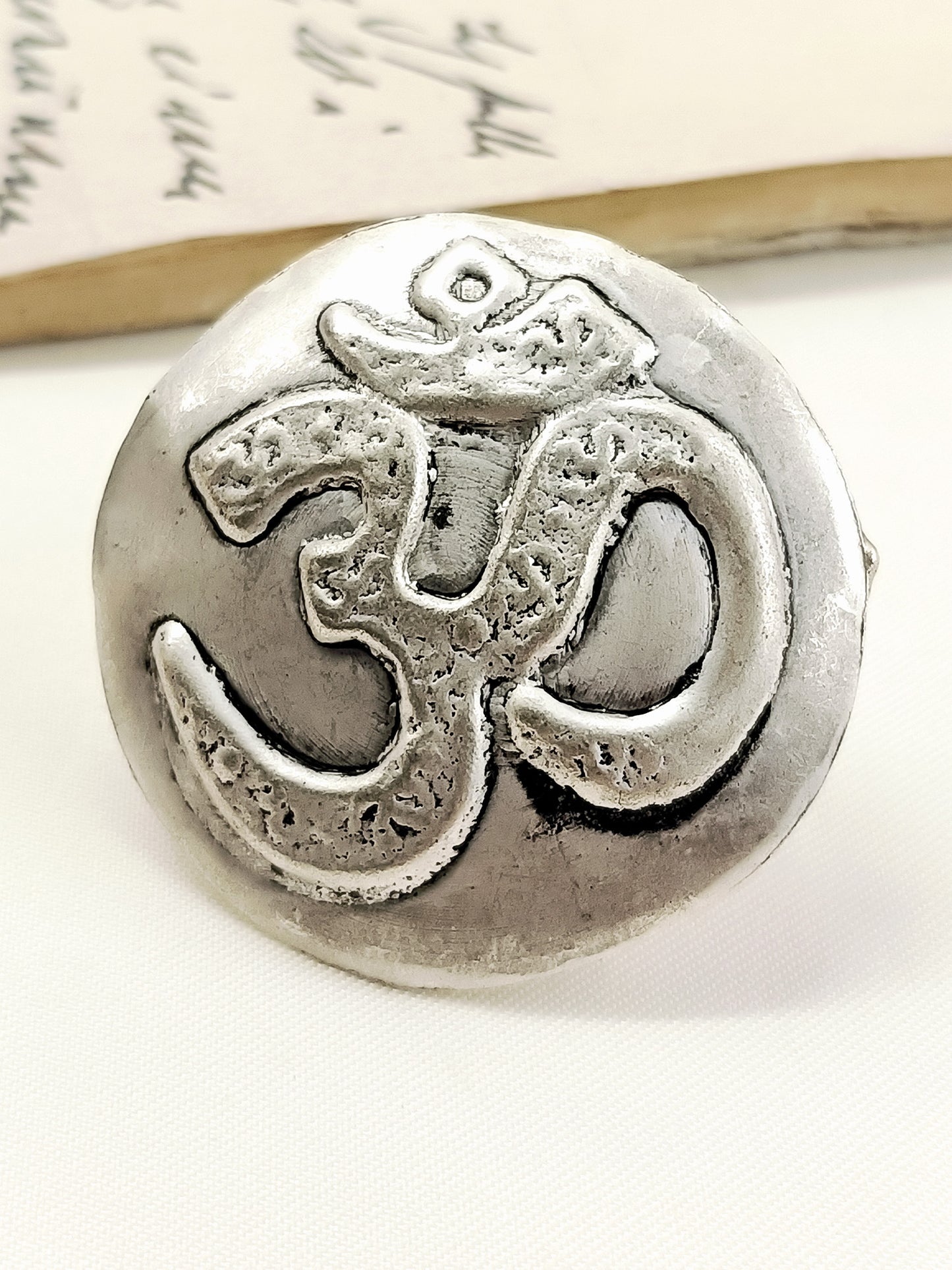 Lukesh Silver Tribal Men's Ring