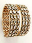 Kiyana White Kundan Bangles