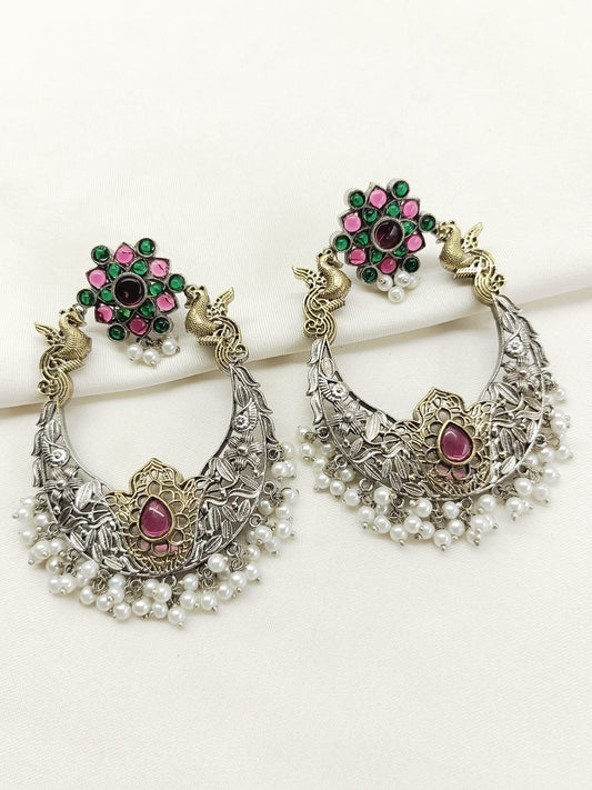 Zulekha R&G Oxidized Earring