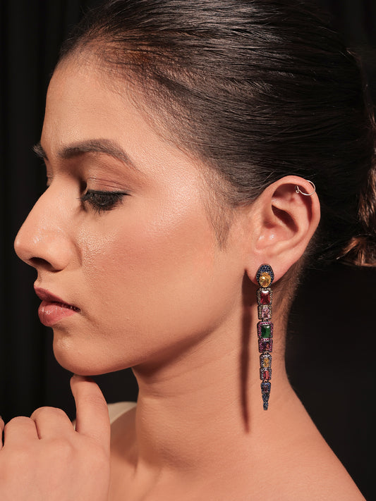 Mia Multi Colour Victorian Earring